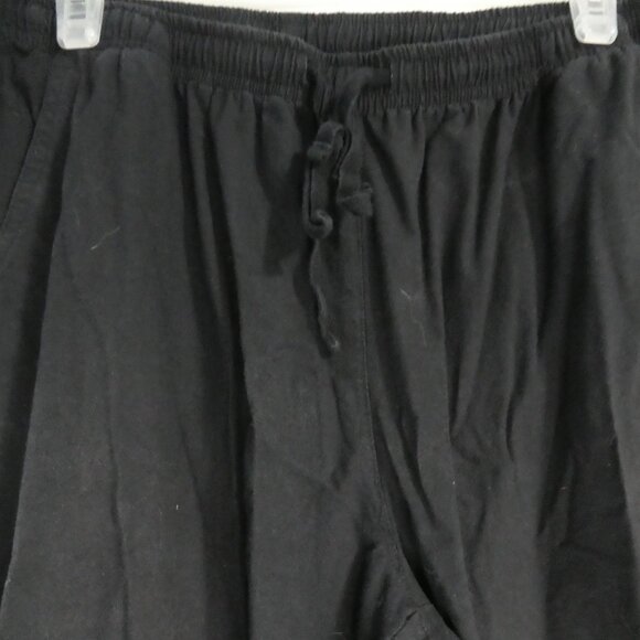 CATHY DANIELS | large | 100% Cotton | Black Bermuda - Long Shorts | Pockets - Picture 3 of 16
